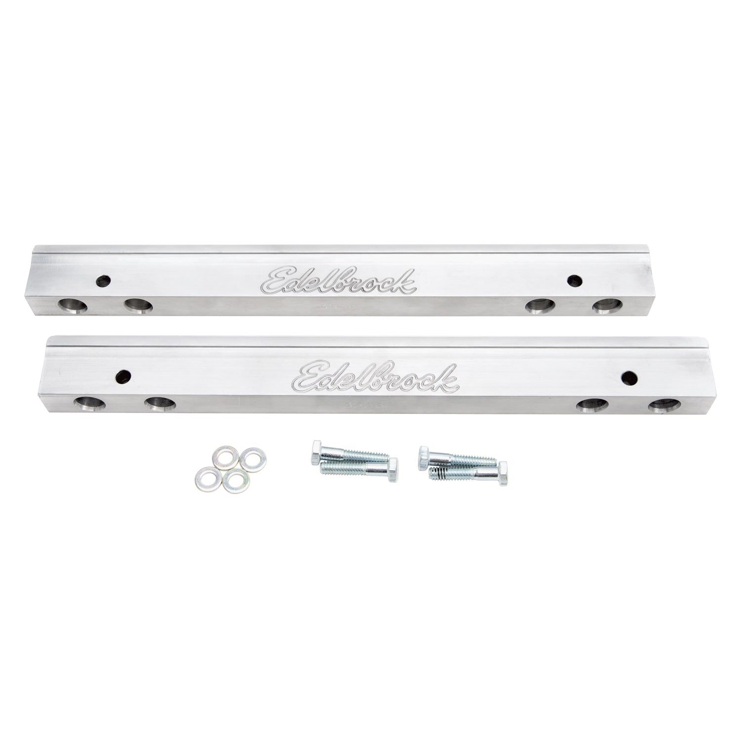 Fuel Injector Rail Kit #3637, -6 AN Clear For Pontiac V8