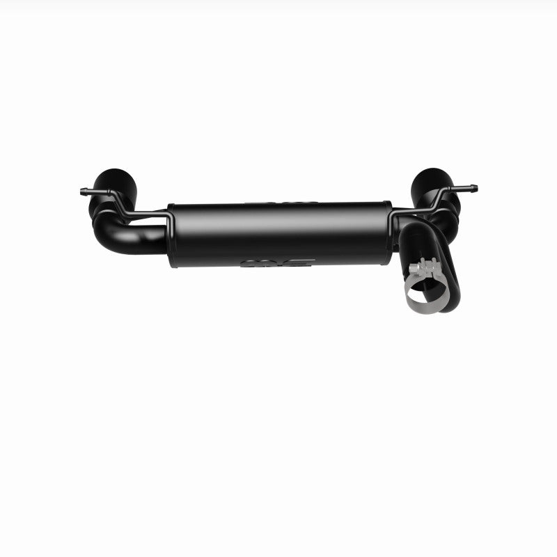 MagnaFlow 2018+ Jeep Wrangler 3.6L Dual Black Tip Axle-Back Exhaust
