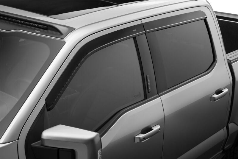 Husky Liners 15-24 Ford F-150 (Incl. Raptor/Lightning) Ventvisor Low Profile (4pc) - Smoke