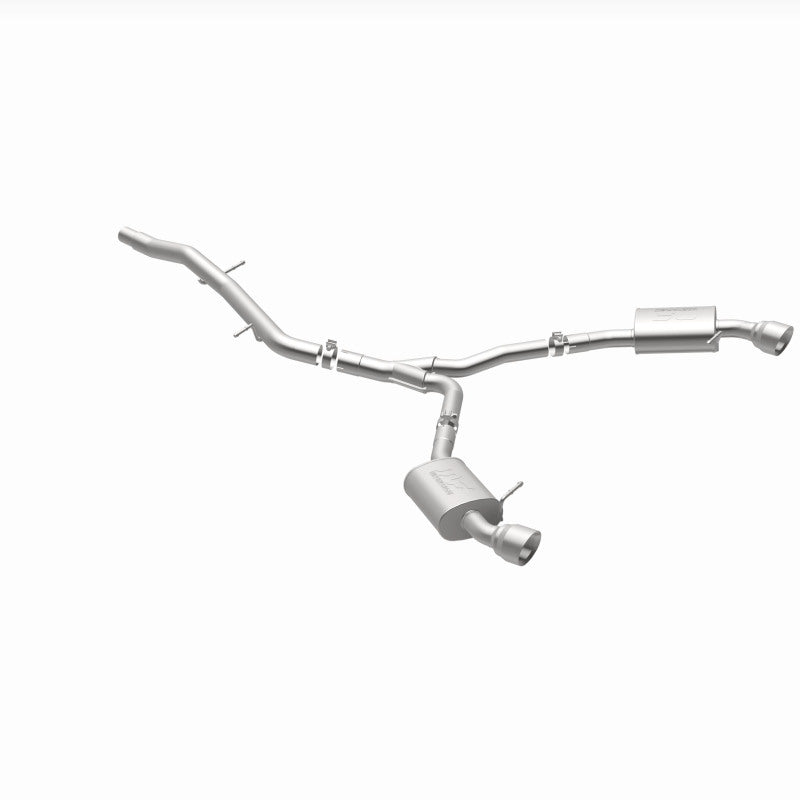 MagnaFlow 18-19 Audi A5 Dual Exit Polished Stainless CatBack Exhaust - 3in Main Piping Diameter