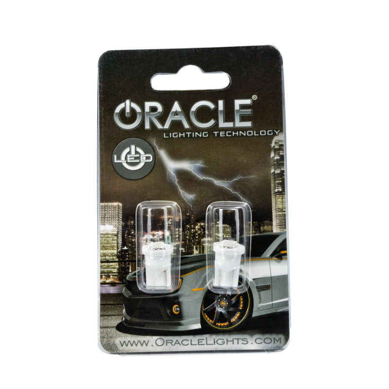 Oracle T10 1 LED 3-Chip SMD Bulbs (Pair) - Green