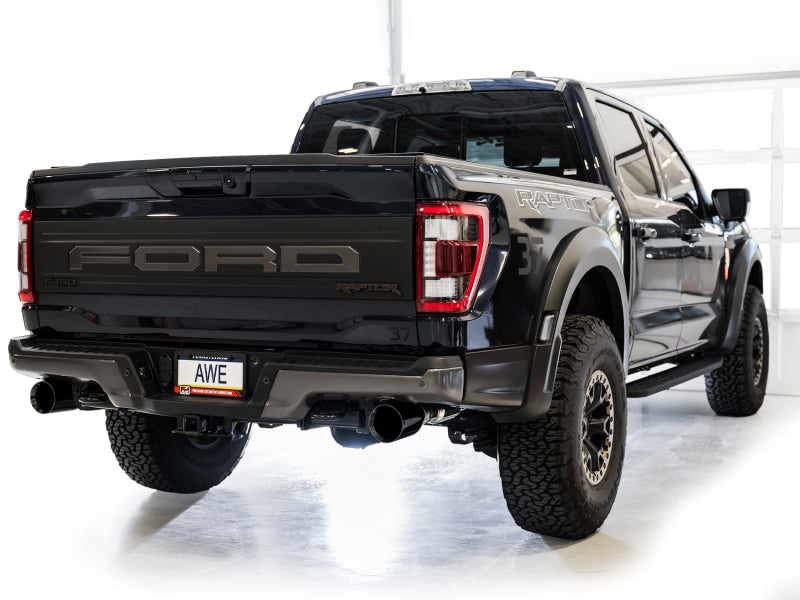 AWE Gen 3 Ford Raptor SwitchPath Exhaust - Diamond Black Tips