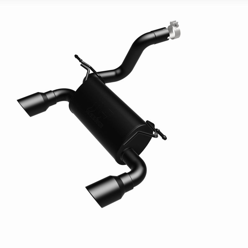 MagnaFlow 2018+ Jeep Wrangler 3.6L Dual Black Tip Axle-Back Exhaust