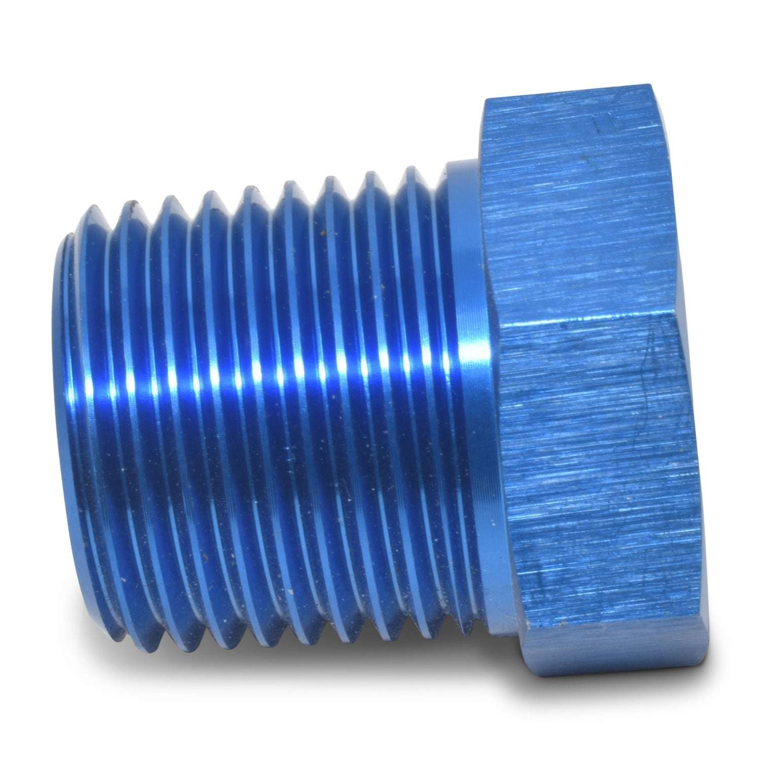 1" Male To 3/4" Female Pipe Bushing Reducer Adapter Fitting With Blue Finish