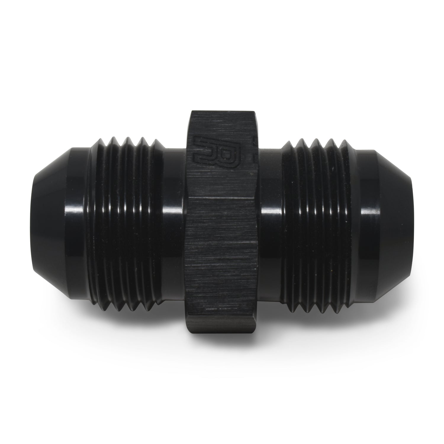 10AN Flare Union Adapter Fitting With Black Finish