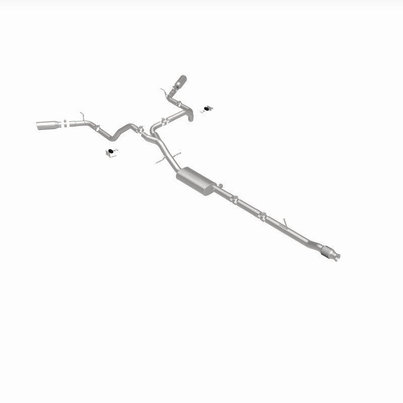 MagnaFlow 2019 Chevy Silverado 1500 V8 5.3L Street Series Dual Split Exit Exhaust w/ Polished Tips