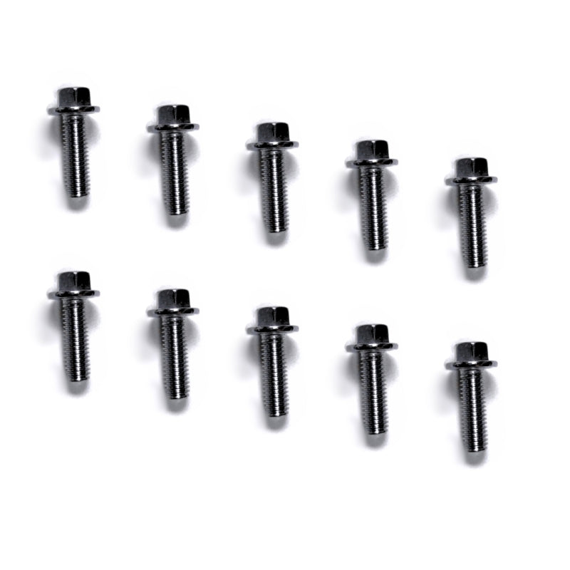Kooks GM Gen V Stainless Header Bolt Kit Qty 10 - M8 - 1.25 x 25mm Bolts