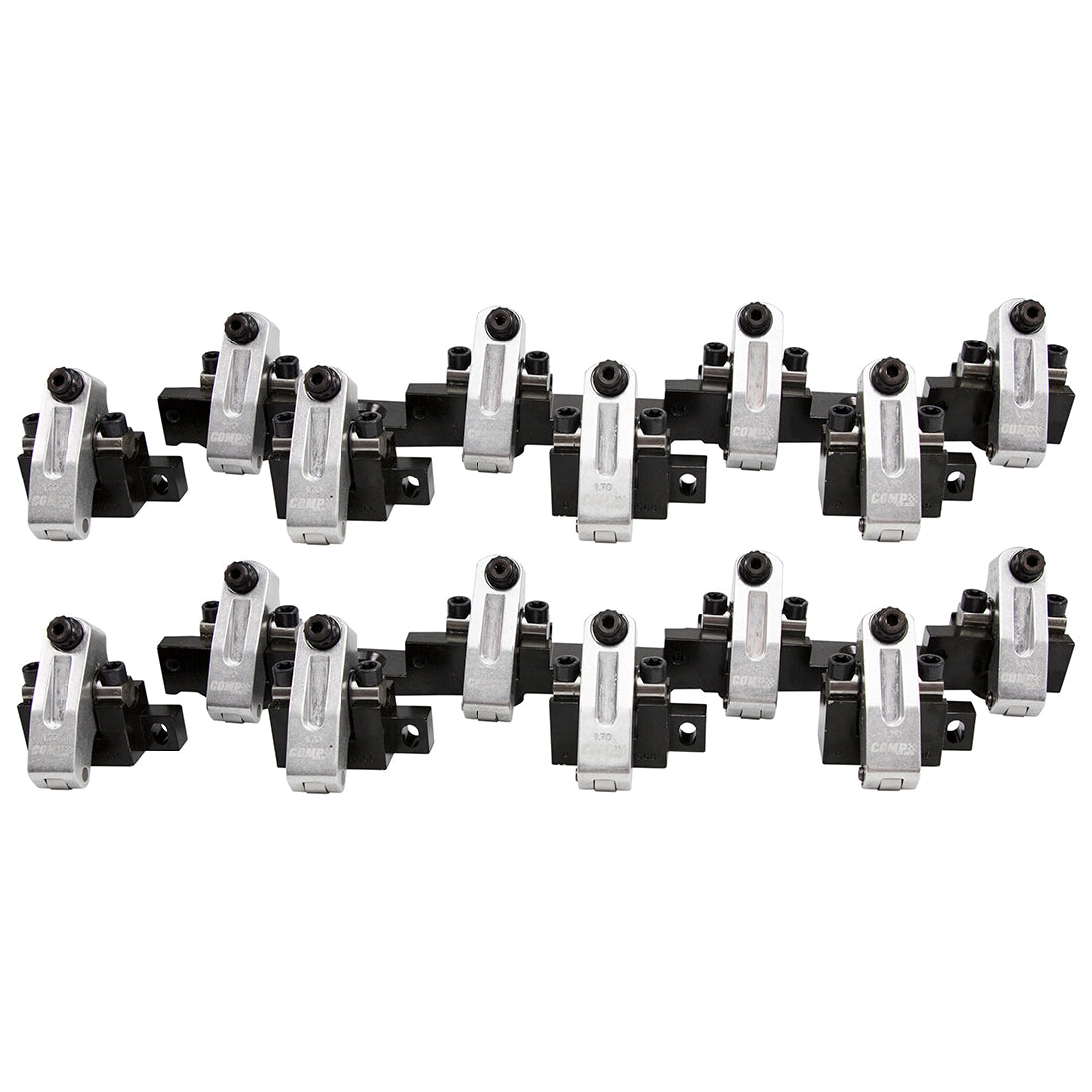 Shaft Mount Aluminum Rocker Arms; Big Block Chevy, Dart 320/360, 1.7/1.7 Ratio, .080" Offset Intake