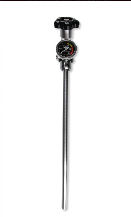 10 LB BOTTLE VALVE ASSEMBLY W/ BLK GAGE 16137ABNOS