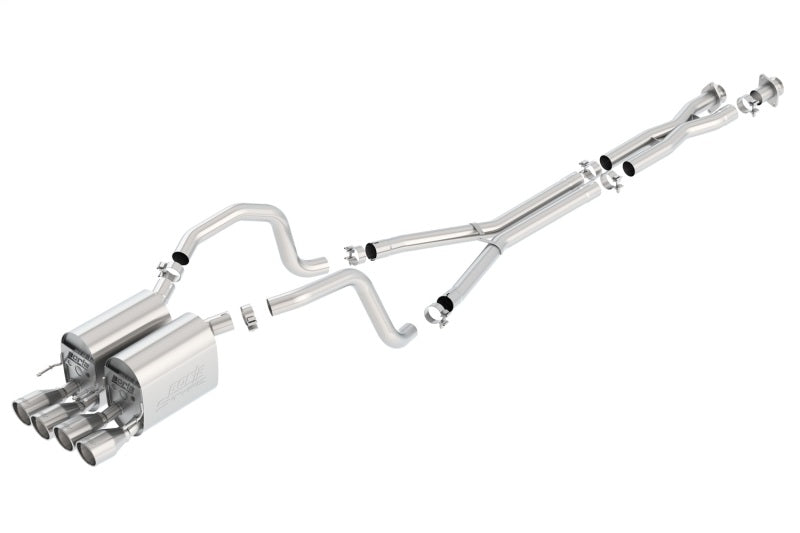 Borla 05-08 Chevrolet Corvette Coupe/Conv 6.0L/6.2L 8cyl 4spd/6spd RWD inS-Type IIin Catback Exhaust