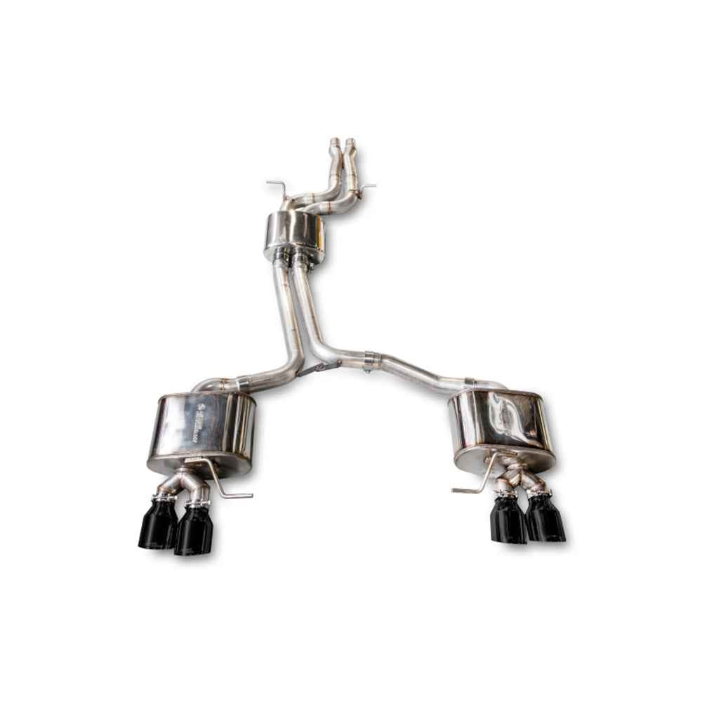 AWE Tuning Audi 8R SQ5 Touring Edition Exhaust - Quad Outlet Diamond Black Tips 3015-43056