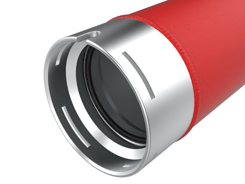 aFe 23-25 Ford F250/F350 Super Duty V8-6.7L BladeRunner Aluminum Hot & Cold Charge Pipe Kit - Red