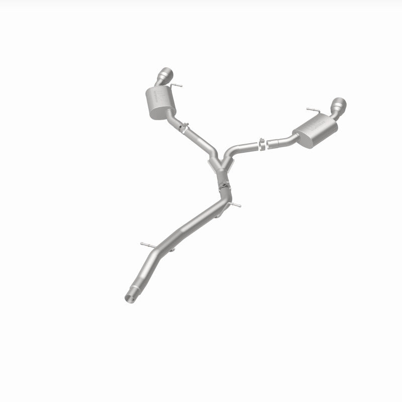 MagnaFlow 18-19 Audi A5 Dual Exit Polished Stainless CatBack Exhaust - 3in Main Piping Diameter