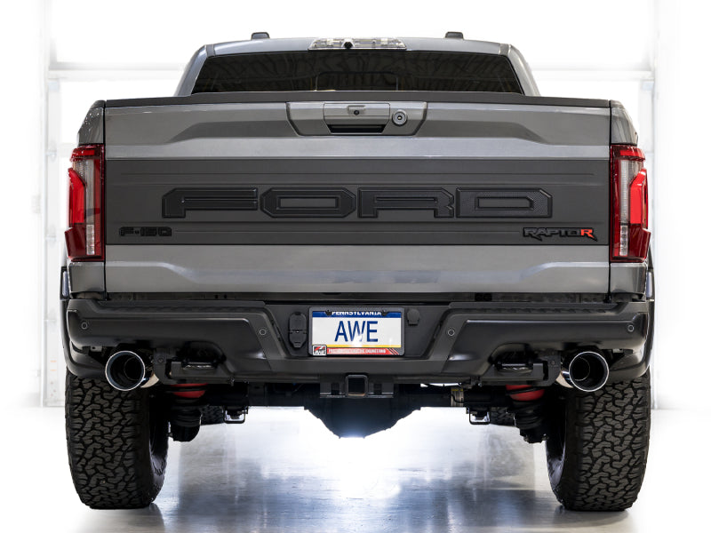 AWE Gen 3 Raptor R SwitchPath Exhaust - Chrome Silver Tips