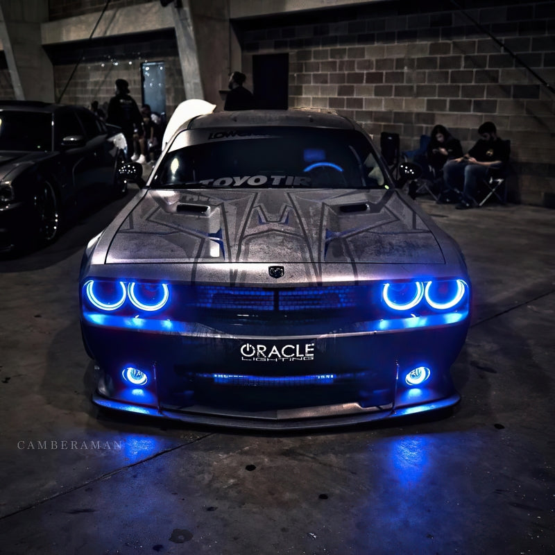 Oracle 0814 Dodge Challenger Dynamic Surface Mount Headlight/Fog Light Halo Kit COMBO