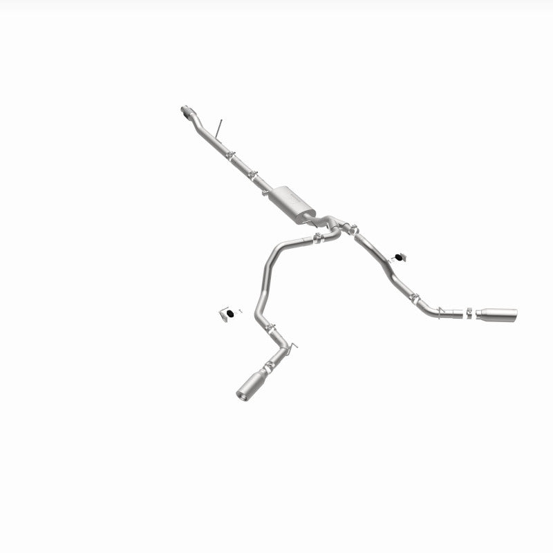 MagnaFlow 2019 Chevy Silverado 1500 V8 5.3L Street Series Dual Split Exit Exhaust w/ Polished Tips