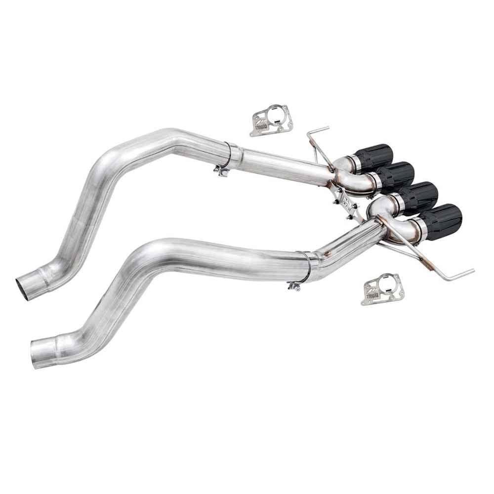 AWE Tuning Audi B7 RS4 Track Edition Exhaust - Diamond Black Tips 3020-43018