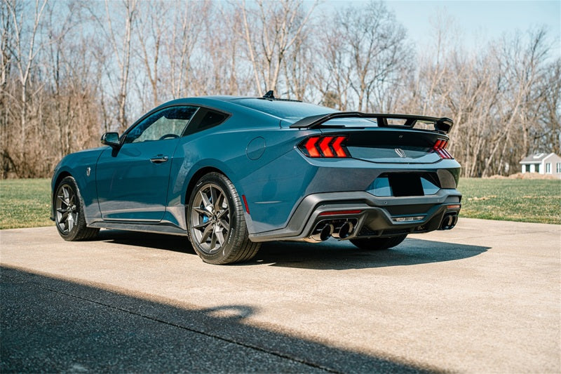 Corsa 24+ Ford Mustang Dark Horse 5.0L 3in Dual Rear Cat-Back w/Twin 4.5in Black PVD Slash Tips