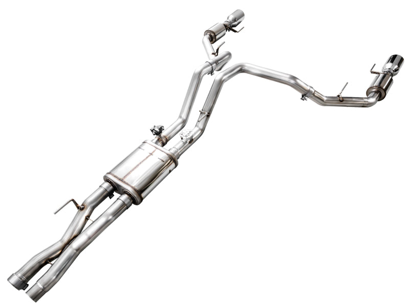 AWE Gen 3 Raptor R SwitchPath Exhaust - Chrome Silver Tips