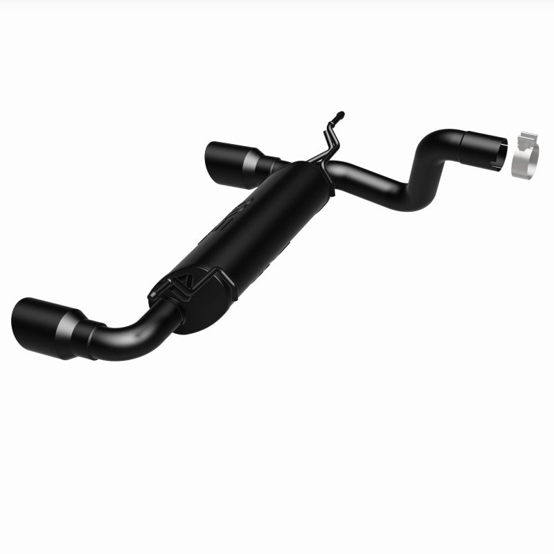MagnaFlow 2018+ Jeep Wrangler 3.6L Dual Black Tip Axle-Back Exhaust
