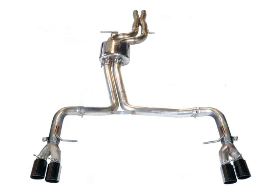 AWE Tuning Audi B8.5 S4 3.0T Track Edition Exhaust - Diamond Black Tips (102mm) 3020-43026