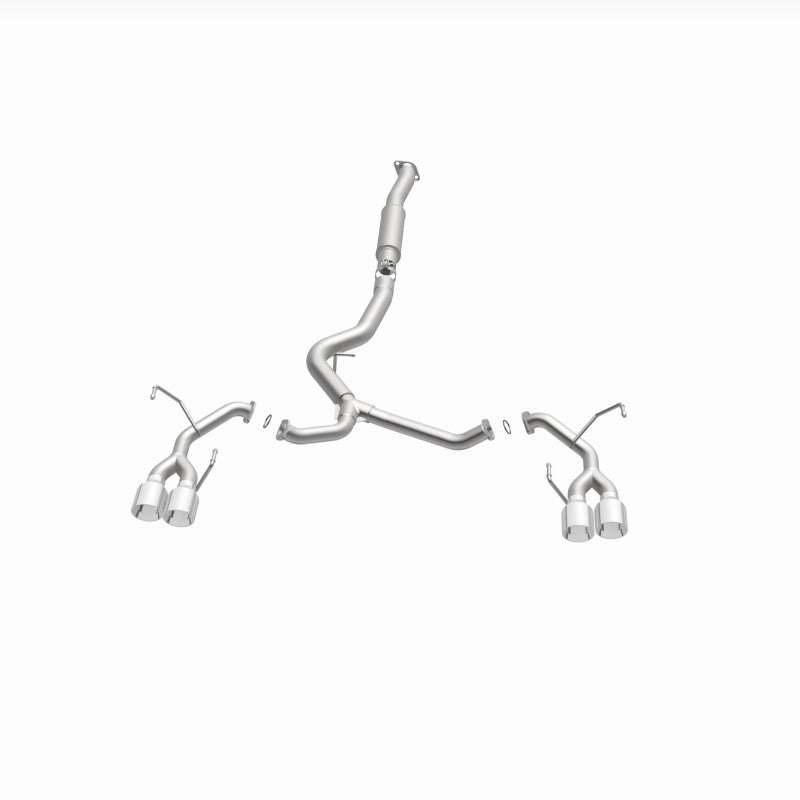 MagnaFlow SYS Cat-Back 15-17 Subaru WRX Sti 2.5L Polished 3in Tips