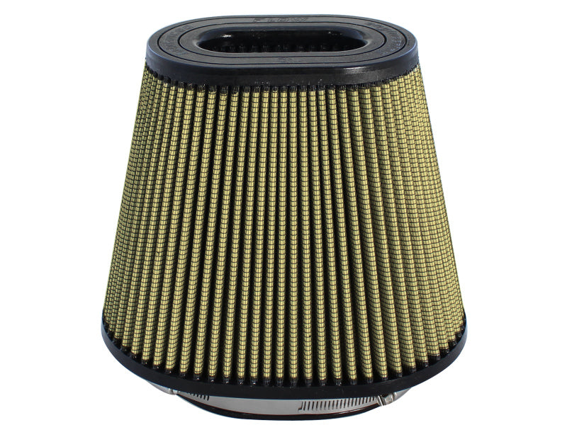 aFe Magnum FORCE Intake Filter w/Pro GUARD 7 (5-1/4x7)IN F x (6-3/8x10)IN B x (4-1/2x6-3/4)IN Tx8IN