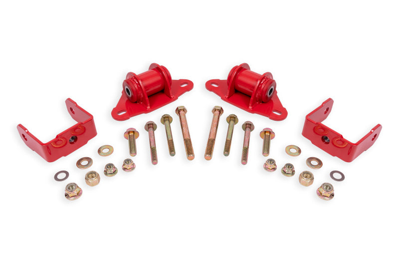 BMR 14-19 Chevrolet Corvette Polyurethane Transmission/Differential Mount - Red