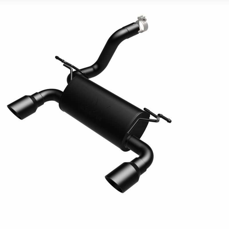 MagnaFlow 2018+ Jeep Wrangler 3.6L Dual Black Tip Axle-Back Exhaust