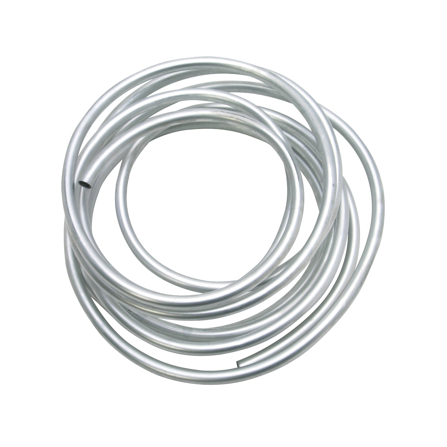 3/8" Tube Size Aluminum Fuel Lines With Natural Finish
