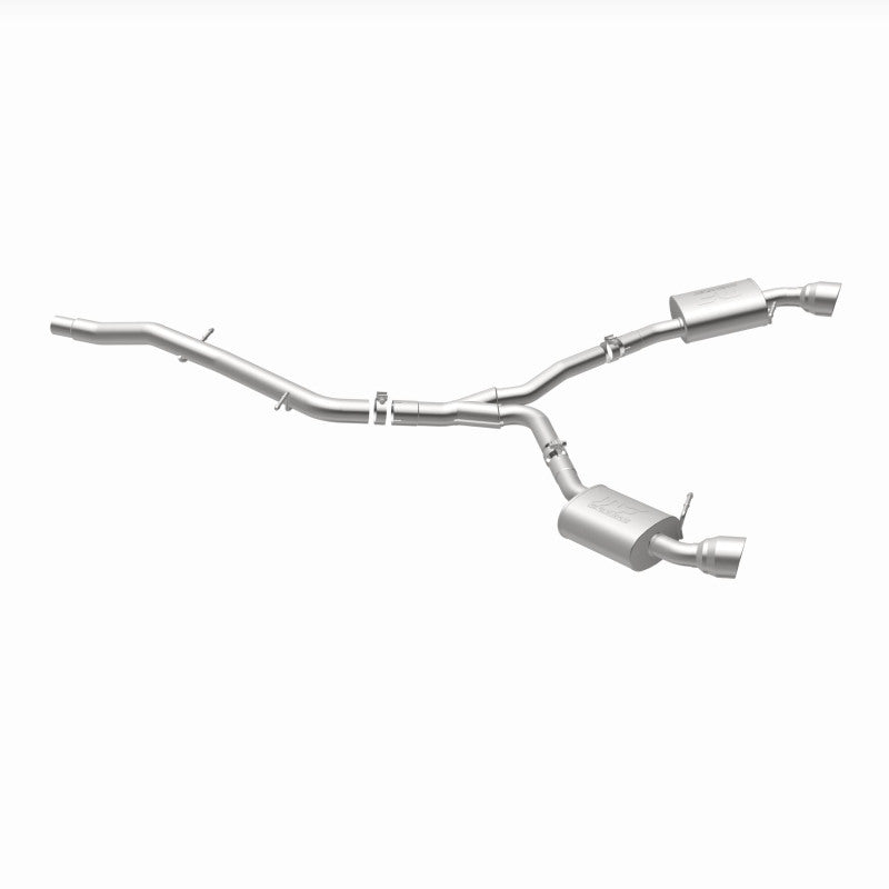 MagnaFlow 18-19 Audi A5 Dual Exit Polished Stainless CatBack Exhaust - 3in Main Piping Diameter