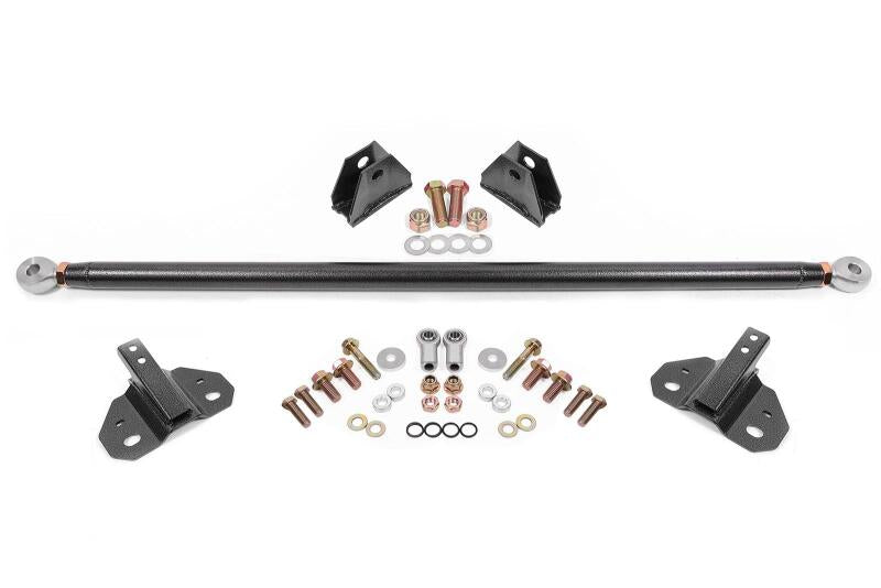 BMR Suspension 24-25 Ford Mustang Rear Steel Shock Mount & Brace Kit - Black Hammertone