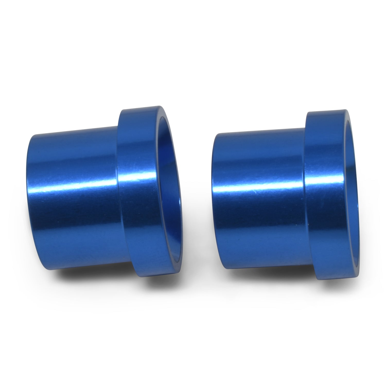 3AN To 3/16" Tube Sleeve Adapter Fitting With Blue Finish - 6 Pack