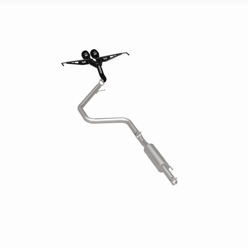 MagnaFlow 2019 Hyundai Veloster 1.6L 2.5in Center Exit Stainless Steel Cat-Back Exhaust w/Blk Tips