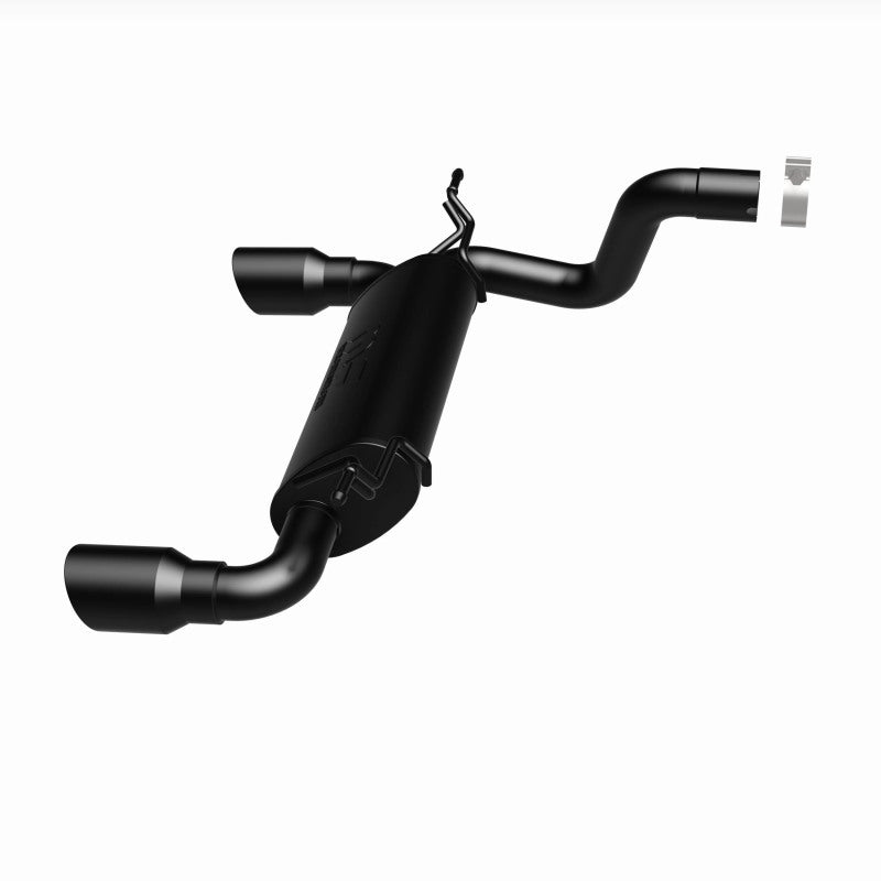 MagnaFlow 2018+ Jeep Wrangler 3.6L Dual Black Tip Axle-Back Exhaust