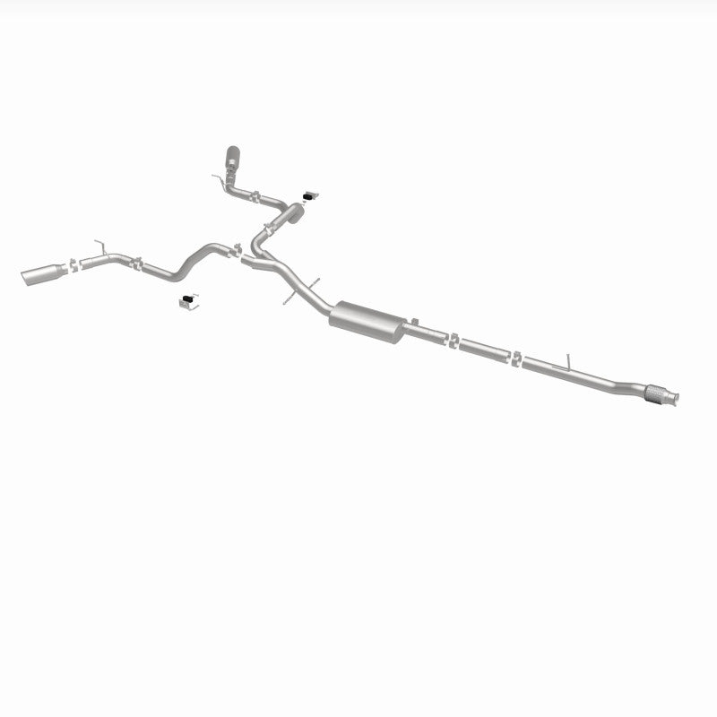 MagnaFlow 2019 Chevy Silverado 1500 V8 5.3L Street Series Dual Split Exit Exhaust w/ Polished Tips