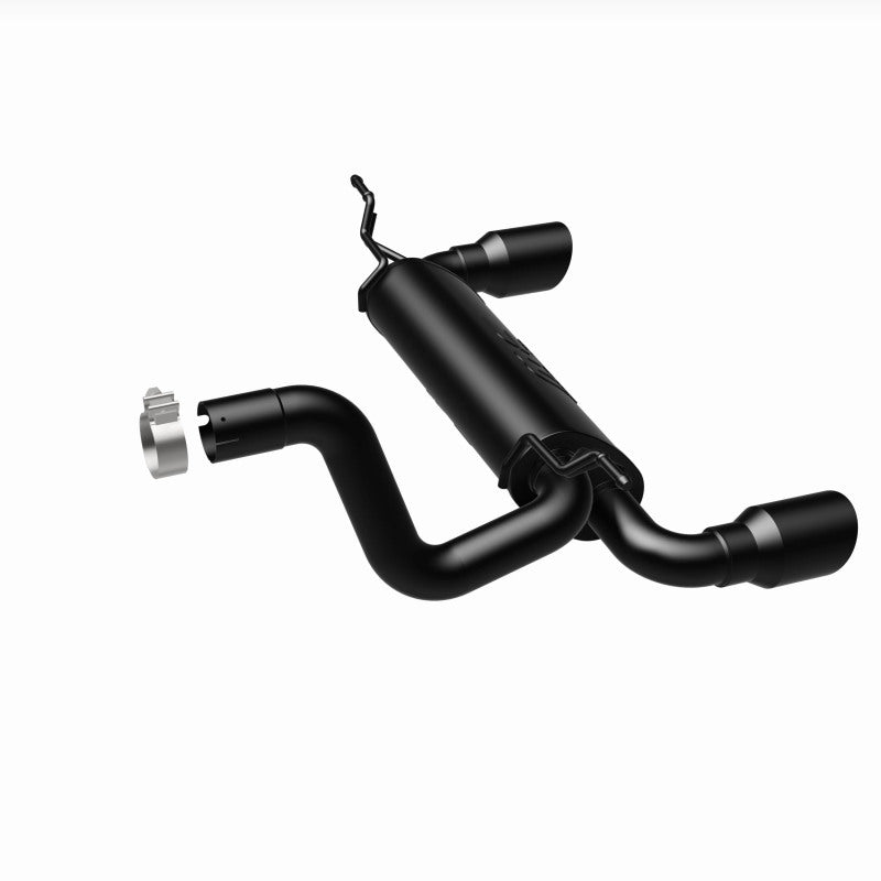MagnaFlow 2018+ Jeep Wrangler 3.6L Dual Black Tip Axle-Back Exhaust