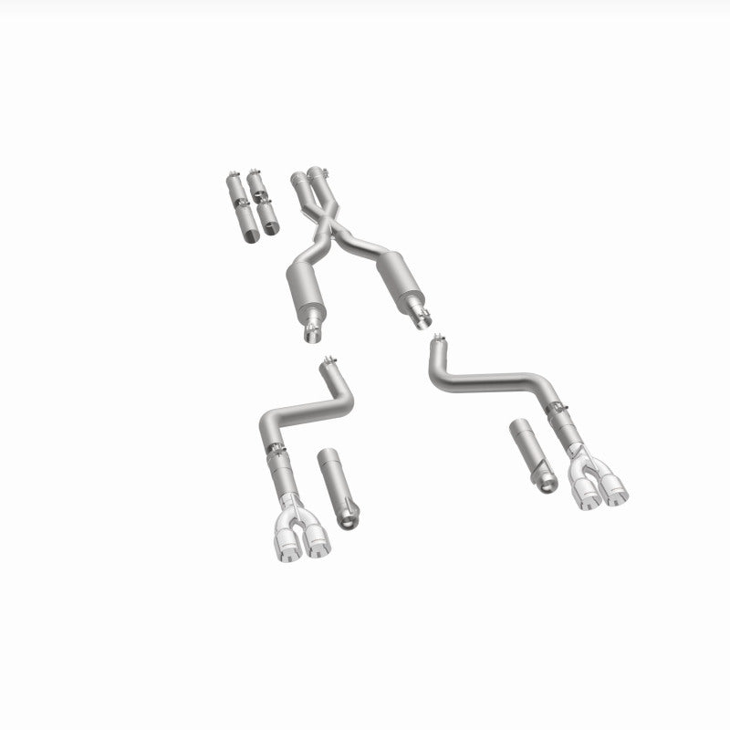 MagnaFlow 2017+ Dodge Challenger 409 SS Polished 3in Quad Tips Cat-Back Exhaust