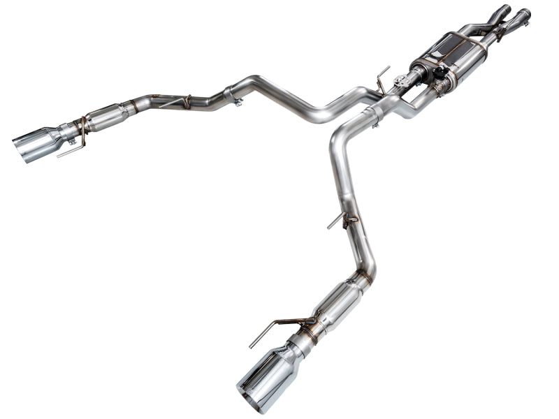 AWE Gen 3 Raptor SwitchPath Exhaust - Chrome Silver Tips