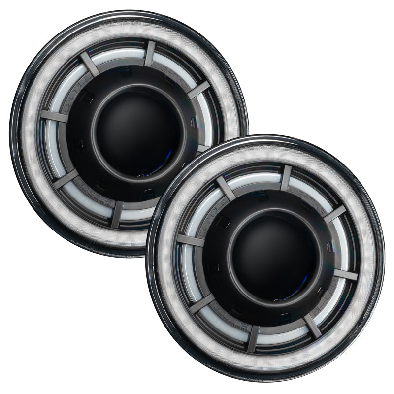 Oracle Oculus 7in ColorSHIFT Bi-LED Projector Headlights for Jeep Wrangler JK