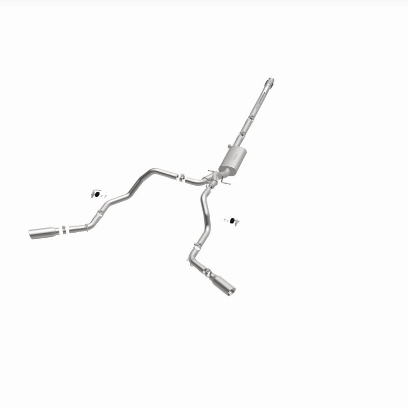 MagnaFlow 2019 Chevy Silverado 1500 V8 5.3L Street Series Dual Split Exit Exhaust w/ Polished Tips