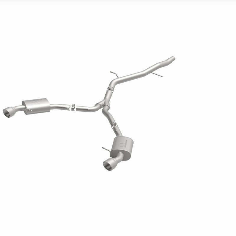 MagnaFlow 18-19 Audi A5 Dual Exit Polished Stainless CatBack Exhaust - 3in Main Piping Diameter