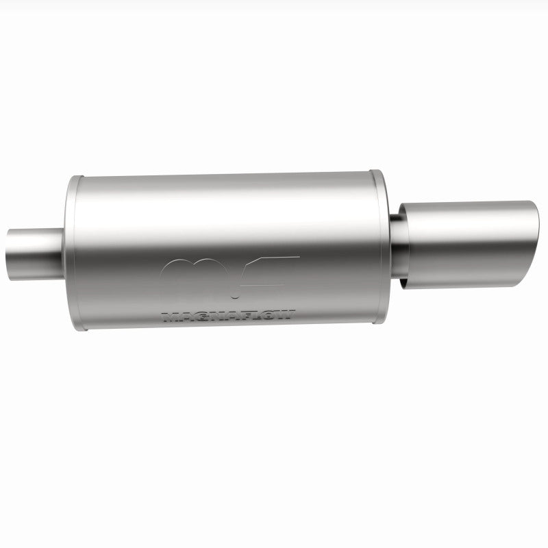 MagnaFlow Muffler W/Tip Mag SS 14X7X7 2.25/4.