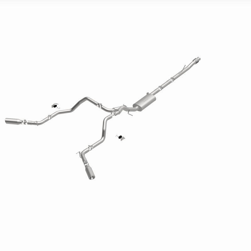 MagnaFlow 2019 Chevy Silverado 1500 V8 5.3L Street Series Dual Split Exit Exhaust w/ Polished Tips