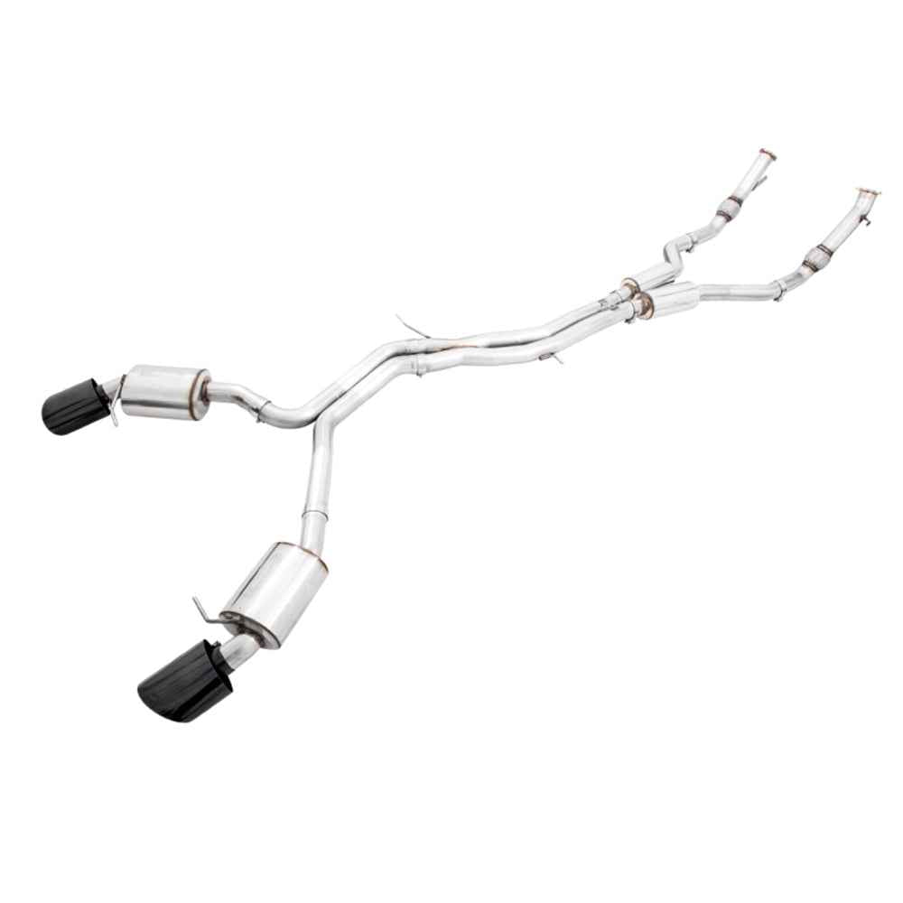 AWE Tuning Audi B9 RS 5 2.9L (Res.For Performance Cat) Touring Edition Exhaust w/ Diamond Black Tips 3015-33112
