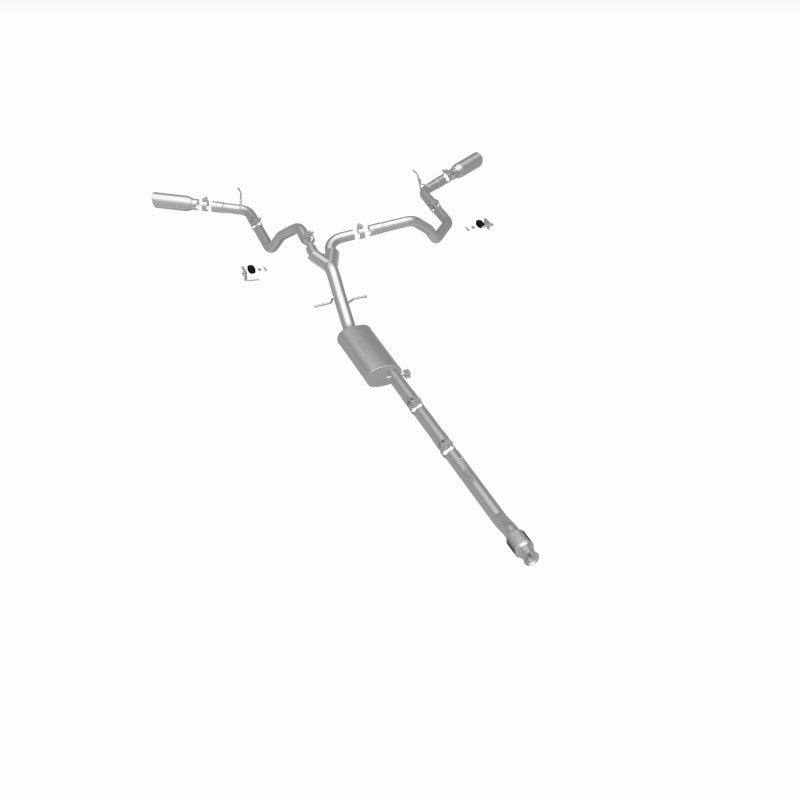 MagnaFlow 2019 Chevy Silverado 1500 V8 5.3L Street Series Dual Split Exit Exhaust w/ Polished Tips