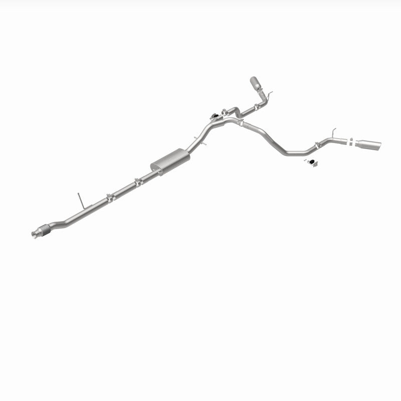 MagnaFlow 2019 Chevy Silverado 1500 V8 5.3L Street Series Dual Split Exit Exhaust w/ Polished Tips