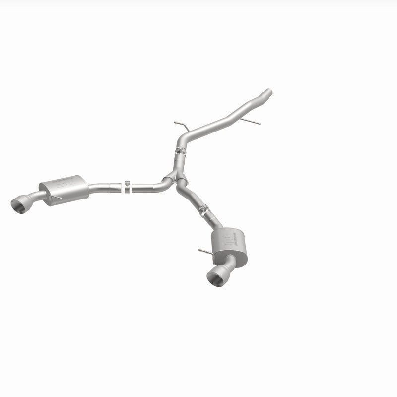 MagnaFlow 18-19 Audi A5 Dual Exit Polished Stainless CatBack Exhaust - 3in Main Piping Diameter