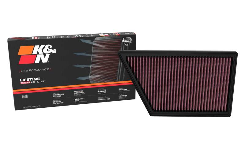K&N 23-24 Ford Ranger/Everest 2.0L L4 Diesel Drop-In Air Filter