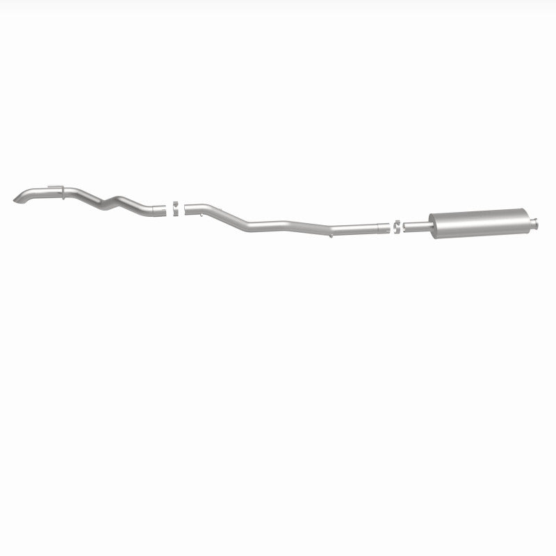MagnaFlow 2020 Jeep Gladiator 2.5in Rock Crawler Series Single Rear Exit SS Cat-Back Exhaust w/o Tip